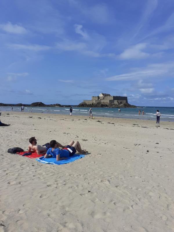 Saint-Malo, plage de l'éventail, le Sillon